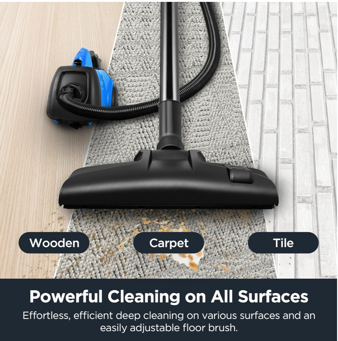 Eureka Bagged Canister Vacuum 3670H-Blue