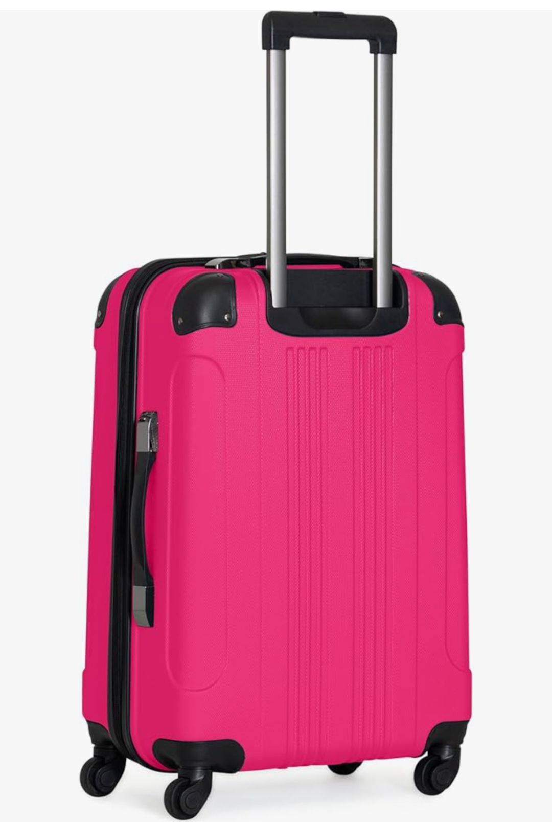 Kenneth Cole REACTION Out-of-Bounds 4-Wheel Spinner Luggage, Magenta, 24-Inch Checked