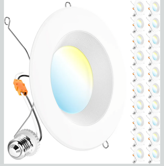 Sunco 20 Pack Recessed Lighting 6 Inch, Retrofit Can Lights