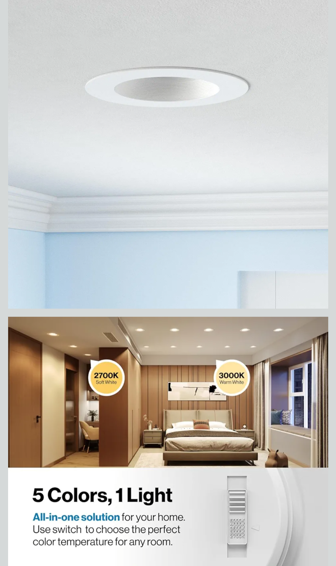 Sunco 20 Pack Recessed Lighting 6 Inch, Retrofit Can Lights
