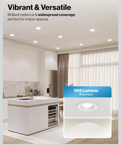 Sunco 20 Pack Recessed Lighting 6 Inch, Retrofit Can Lights