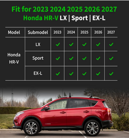 Honda HR-V All-Weather Floor and Cargo Mats 2023 - 2027 (Include Hybrid) Sport/LX/EX-L