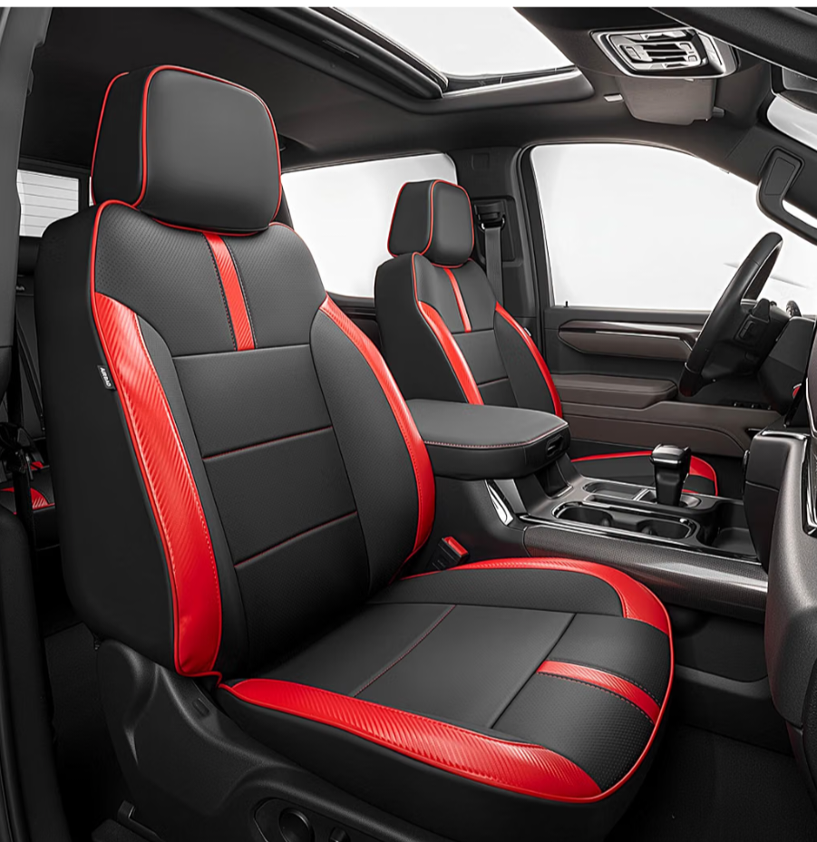 Custom Full Coverage Car Seat Covers for Chevy Silverado 1500 & GMC Sierra 1500-Crew Cab
