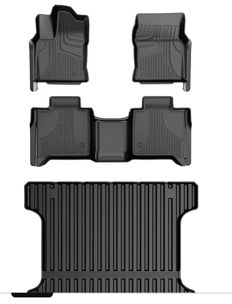 AOMSAZTO Floor Mats and Bed Liner for 2022- 2025 Toyota Tundra/Tundra Hybrid