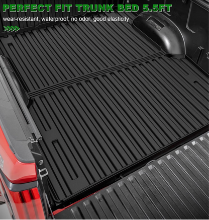 AOMSAZTO Floor Mats and Bed Liner for 2022- 2025 Toyota Tundra/Tundra Hybrid
