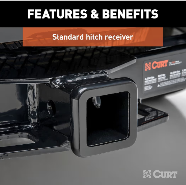 CURT 13530 Class 3 Trailer Hitch, 2-Inch Receiver, Select Toyota Highlander, Lexus RX330, RX350, RX400h
