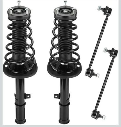 Right and Left Rear Coil Spring Struts & Stabilizer Sway Bar Links Fit for Toyota Camry 2004-2006, for Lexus ES330 2004- 2006