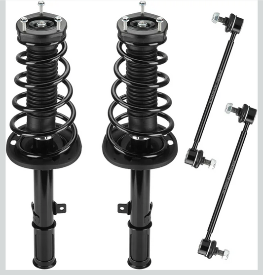 Right and Left Rear Coil Spring Struts & Stabilizer Sway Bar Links Fit for Toyota Camry 2004-2006, for Lexus ES330 2004- 2006