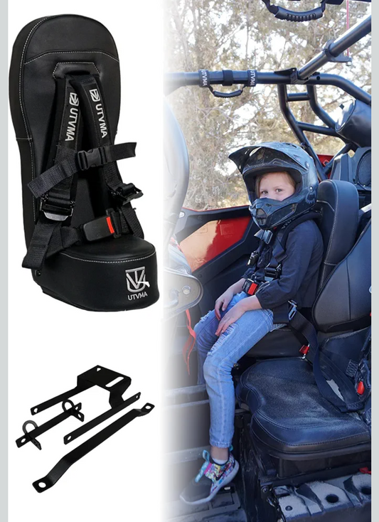 UTVMA Bump Seat Compatible with All Polaris RZR Pro Models (2020+) | Pro, Pro XP, Pro S, Turbo R, Pro R | Includes Harness & Mount