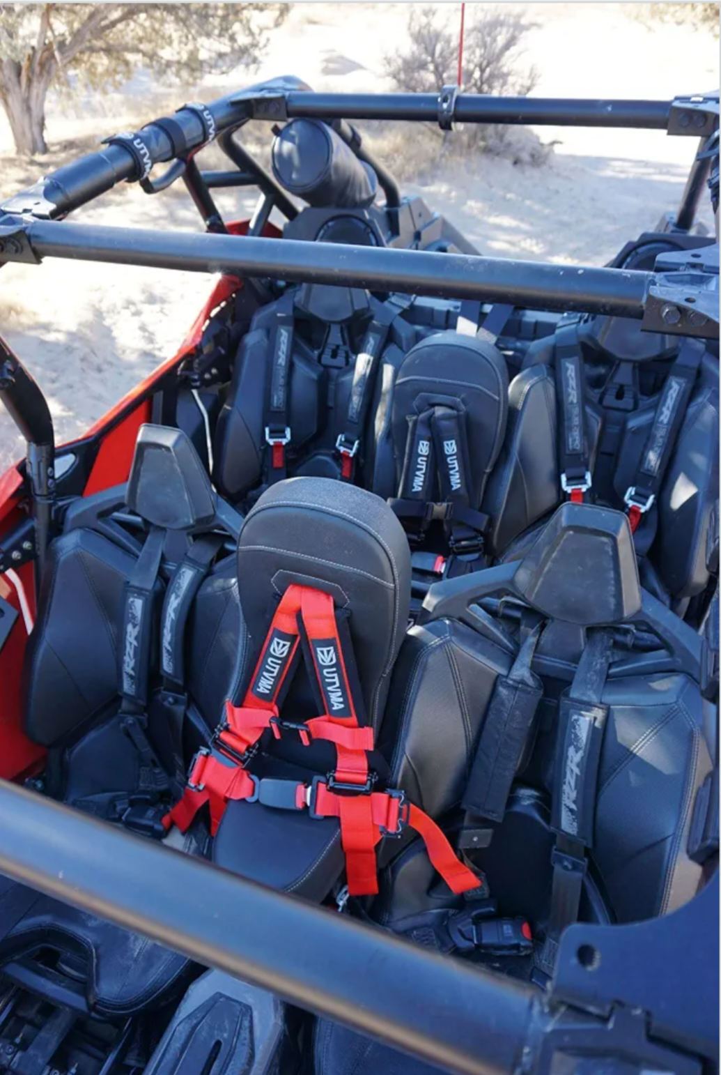 UTVMA Bump Seat Compatible with All Polaris RZR Pro Models (2020+) | Pro, Pro XP, Pro S, Turbo R, Pro R | Includes Harness & Mount