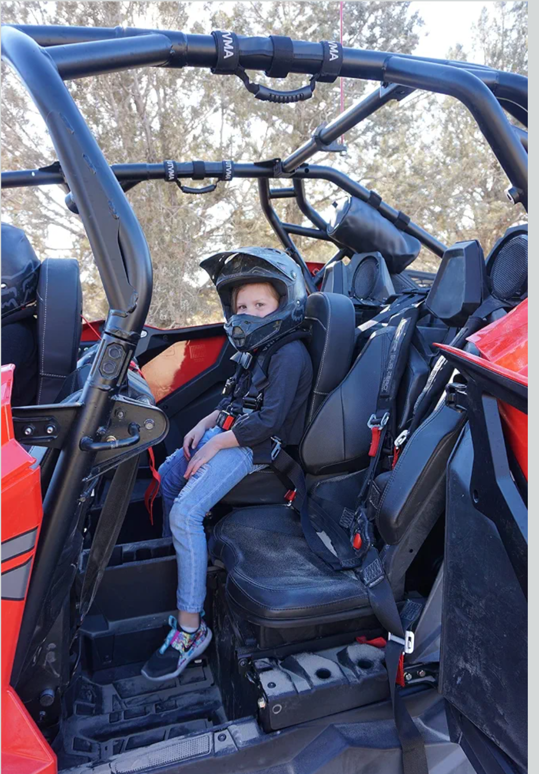 UTVMA Bump Seat Compatible with All Polaris RZR Pro Models (2020+) | Pro, Pro XP, Pro S, Turbo R, Pro R | Includes Harness & Mount
