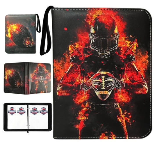 Football Card Binder with Sleeves, 400 Pocket