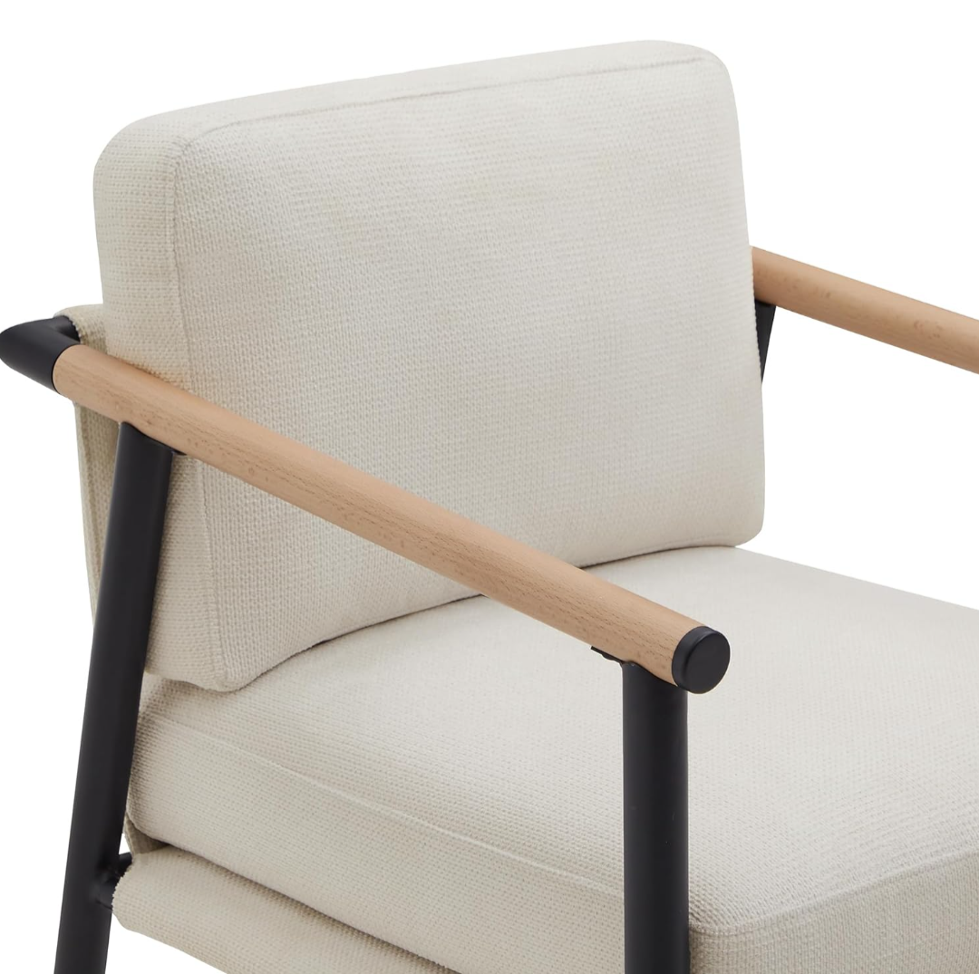 Watson and Whitely Mid Century Modern 26" Counter-Height Chairs 2-Pack, White