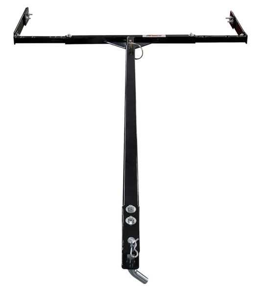 Extreme Max product page with a universal sled and accessory pin hitch on a white background