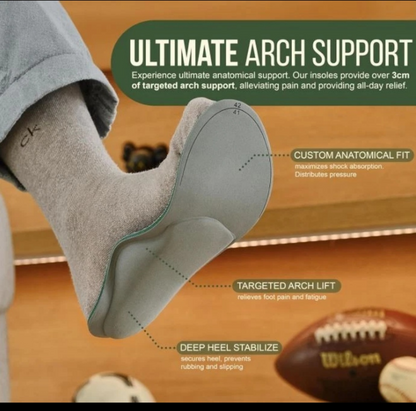 Walk Champ Orthopedic Shoe Insoles High Arch Support Inserts for Men and Women