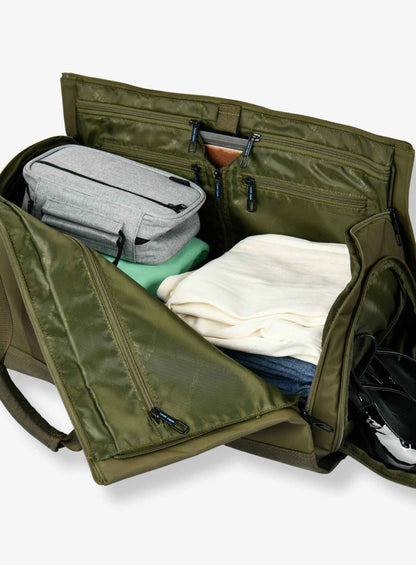 Travel Inspira Suit Bag Garment Duffle, Nylon, Green