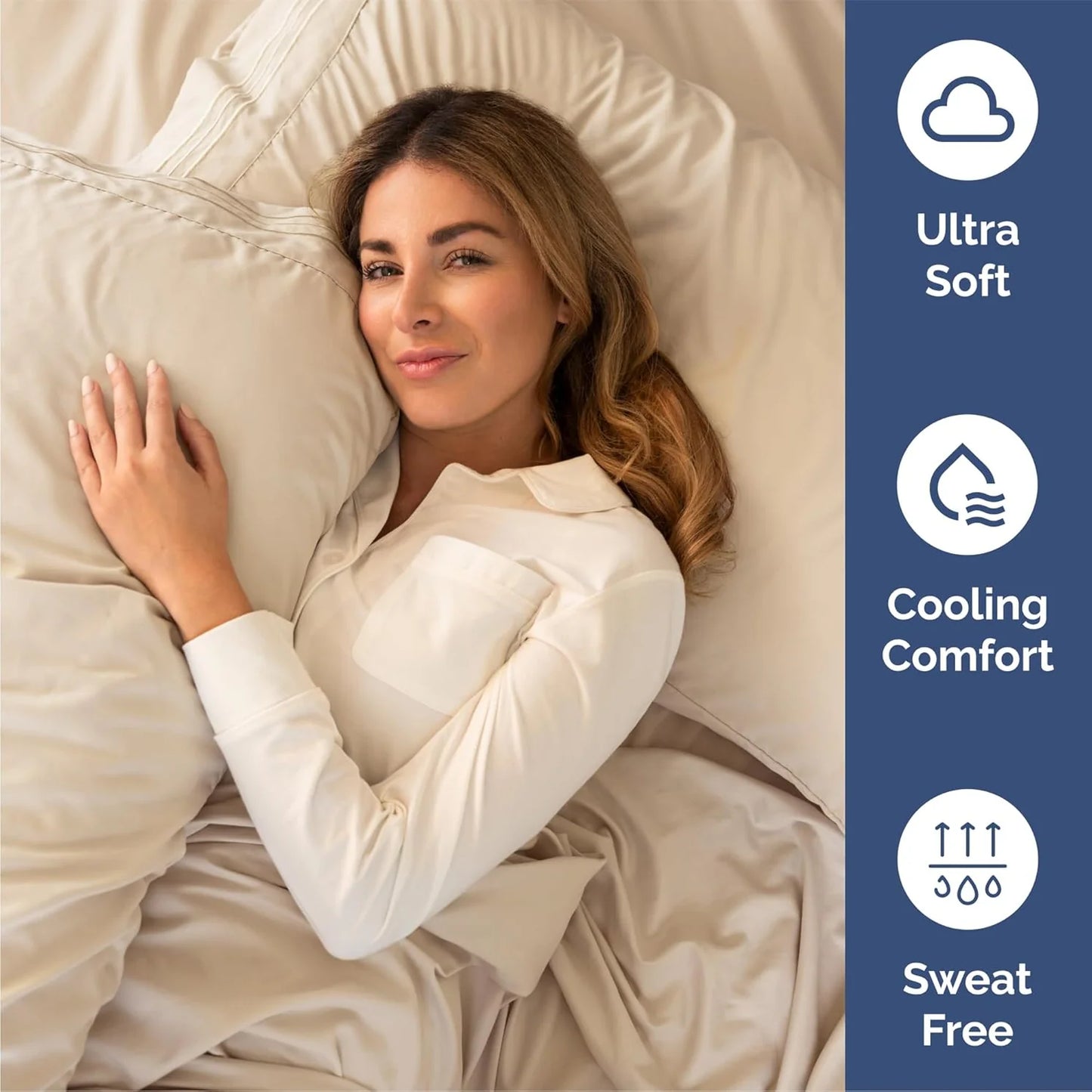 CGK Linens Luxury Soft 4 Piece Solid Bed Sheet Set - Deep Pocket Fits 8"-16" Mattresses in Wheat, Size Full