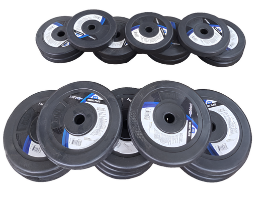 165 LBS Cement Filled Plastic Weights 1" Center
