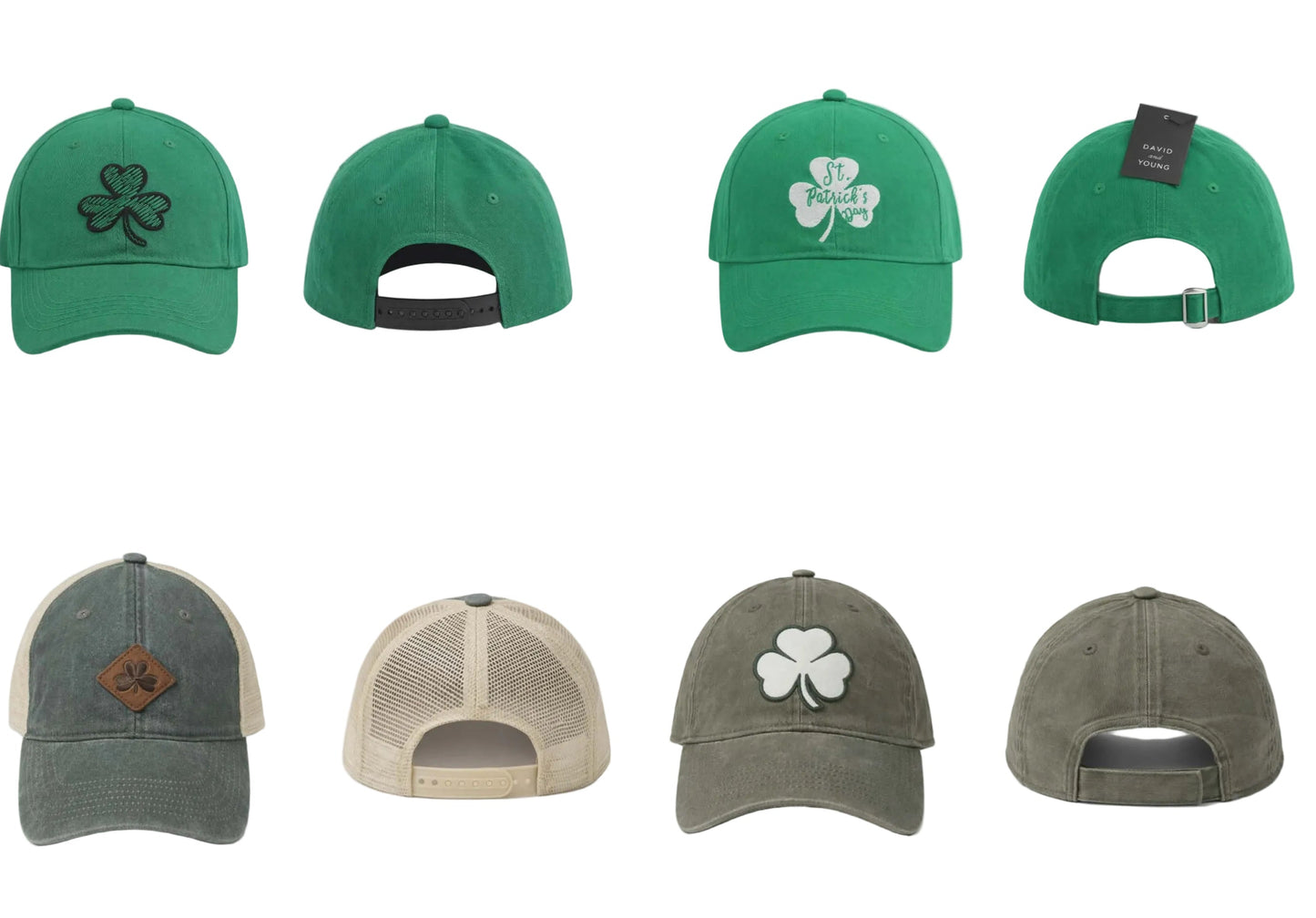 St. Patricks Day Adjustable Baseball Caps