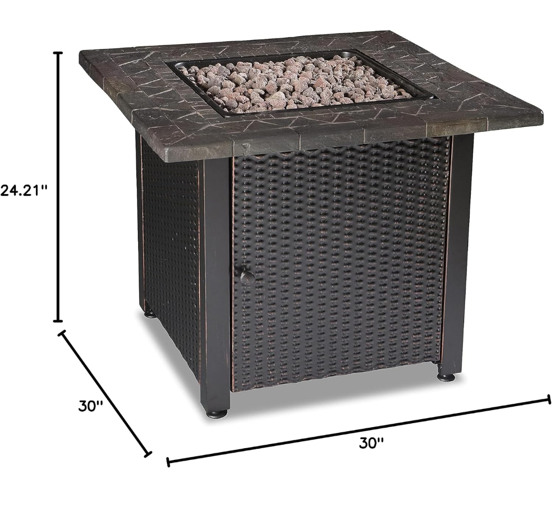Endless Summer 30" Outdoor Gas Fire Pit 30k BTU