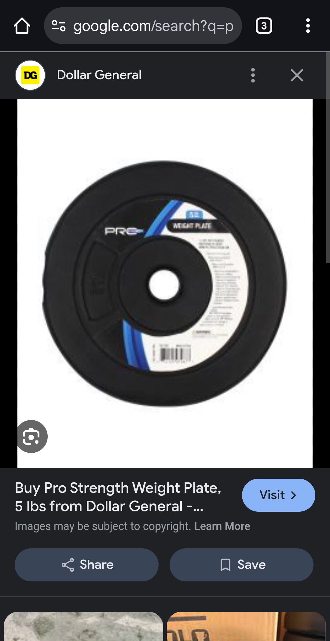 165 LBS Cement Filled Plastic Weights 1" Center