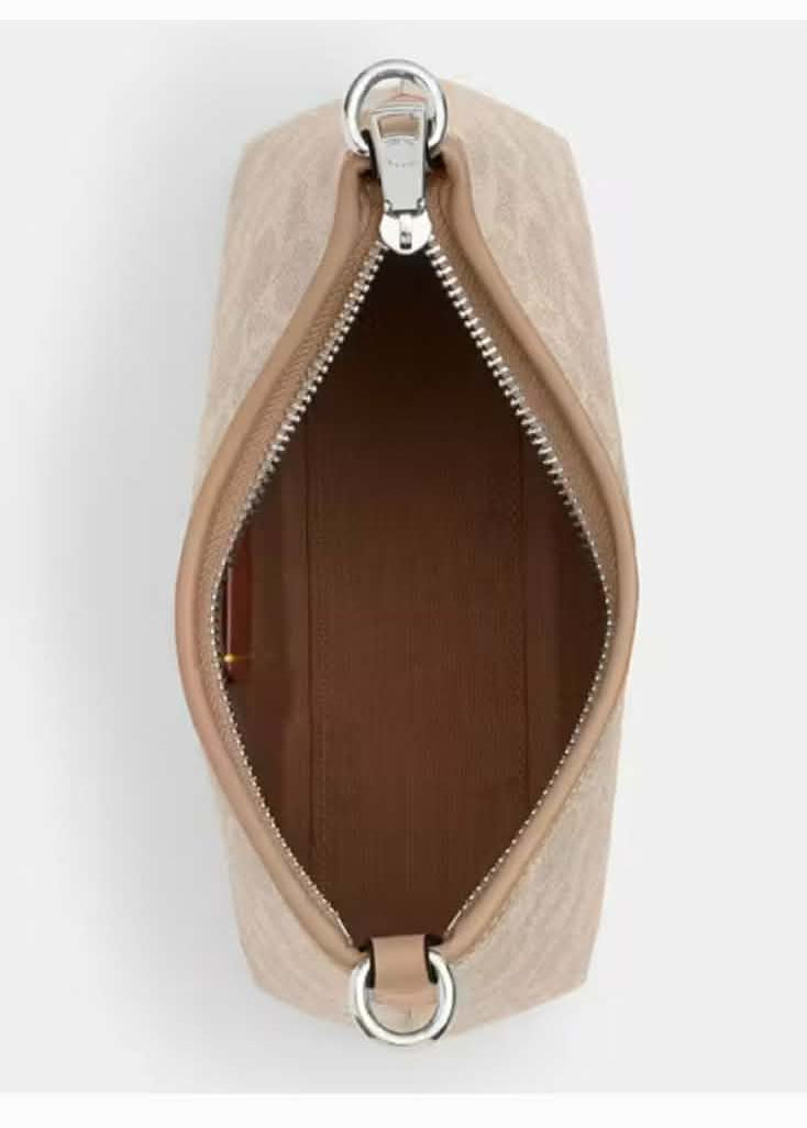 COACH laurel small shoulder bag in signature canvas