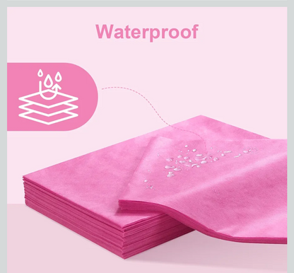 Message Table Covers 71" x 31" Pink, 200ct