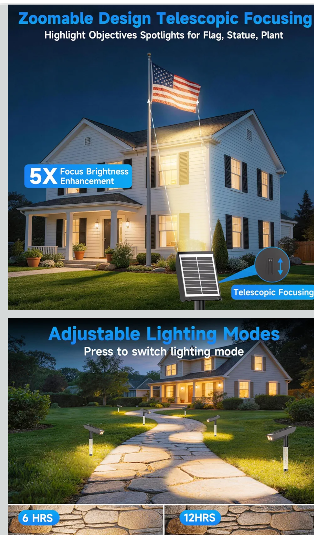 Solar Landscape Spotlight 6-pack