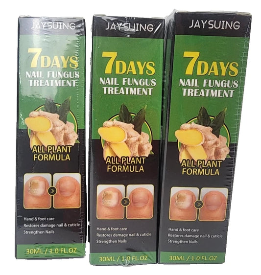 3x 7-Day Toenail Fungus Treatment – Extra Strength Repair for Discolored Nails