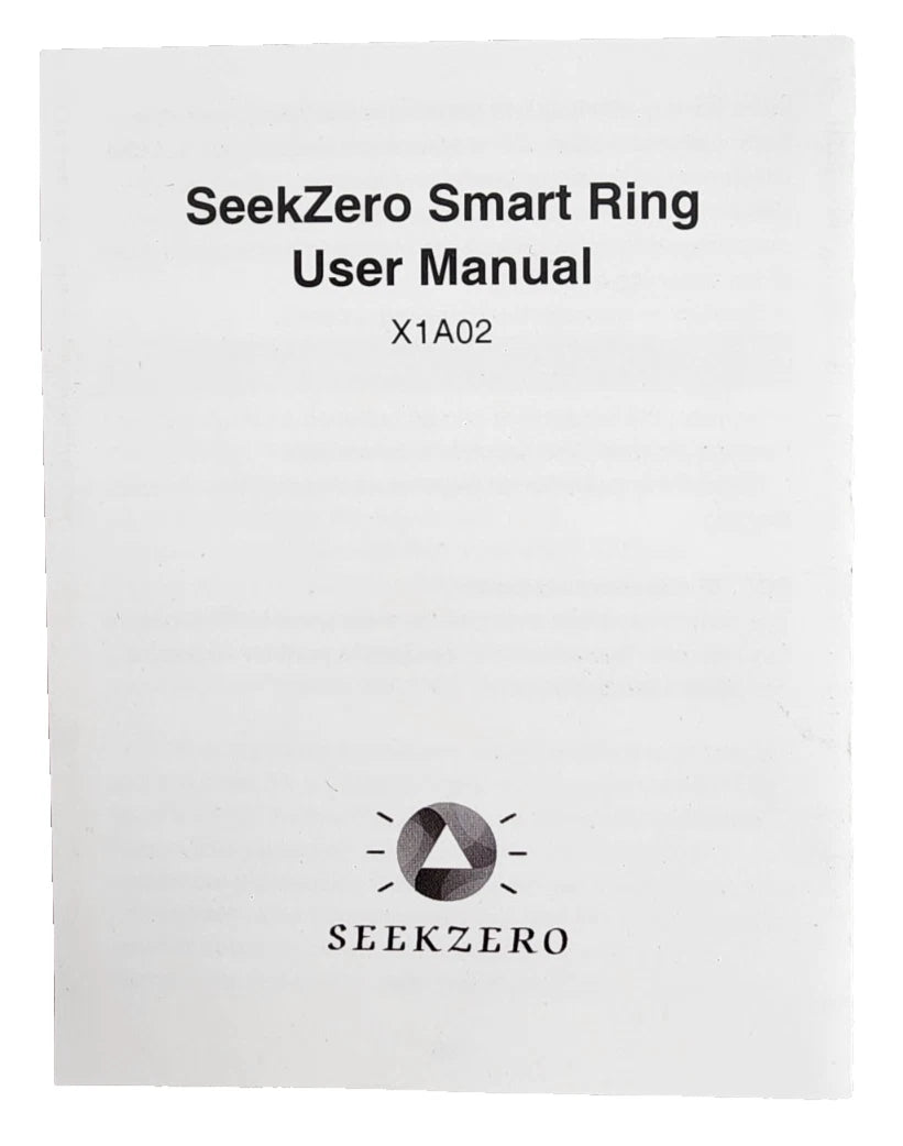 SEEKZERO Smart Ring No APP Subscription! iOS & Android Compatible SILVER Size: 7