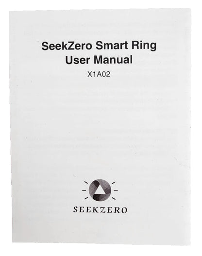 SEEKZERO Smart Ring No APP Subscription! iOS & Android Compatible SILVER Size: 7