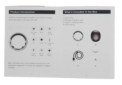 SEEKZERO Smart Ring No APP Subscription! iOS & Android Compatible SILVER Size: 7