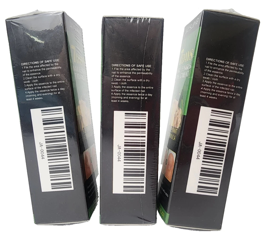 3x 7-Day Toenail Fungus Treatment – Extra Strength Repair for Discolored Nails